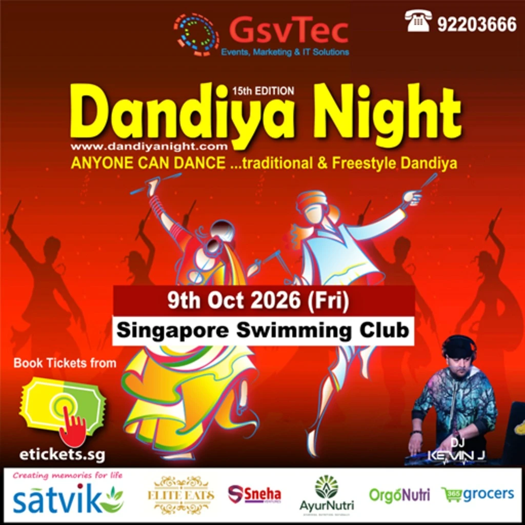 Dandiya Night 2026 - 9th Oct 2026 (FRI)