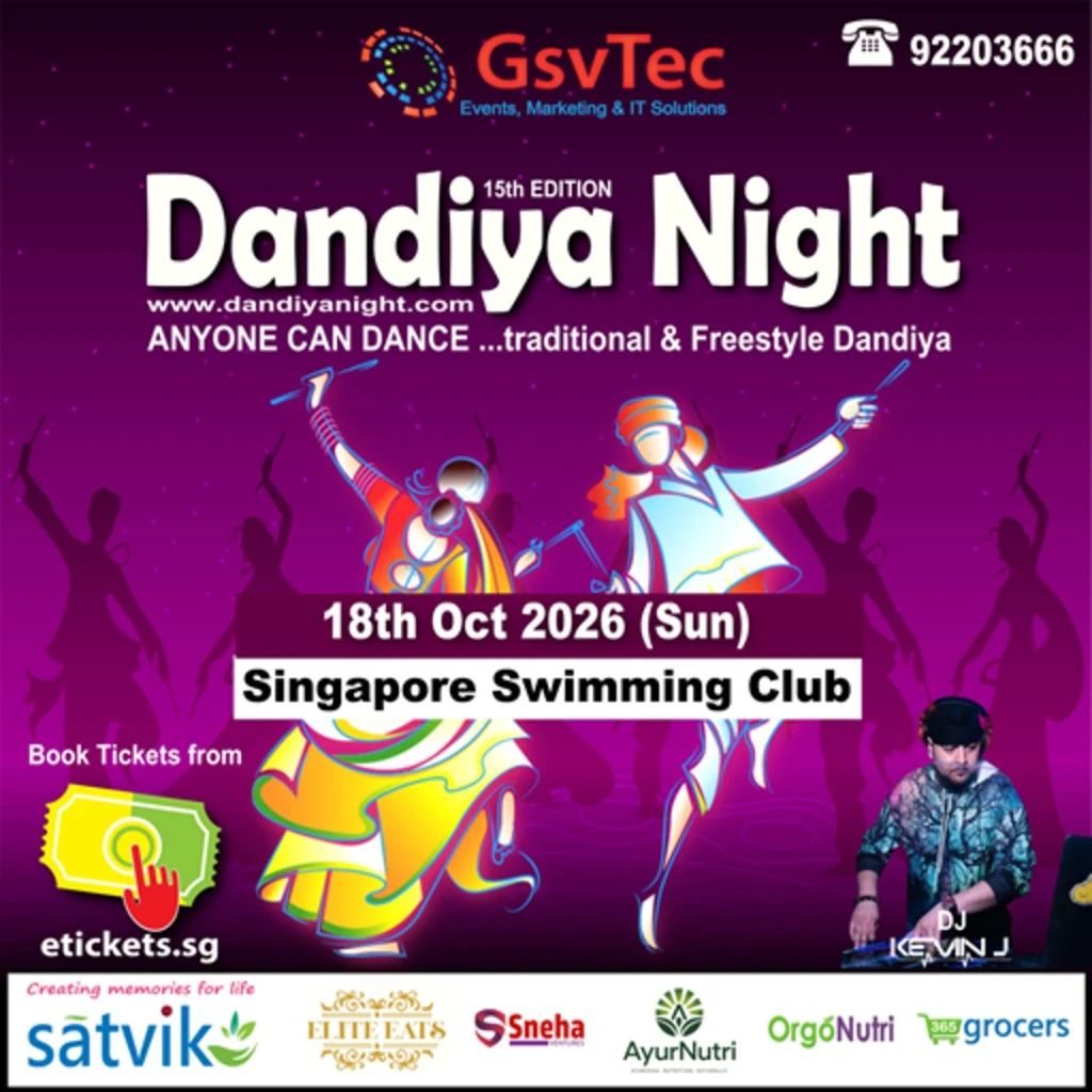 Dandiya Night 2026 - 18th Oct 2026 (SUN)